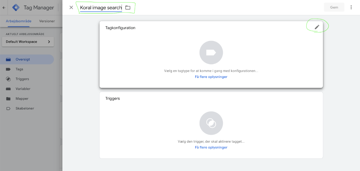 Add New Tag Button